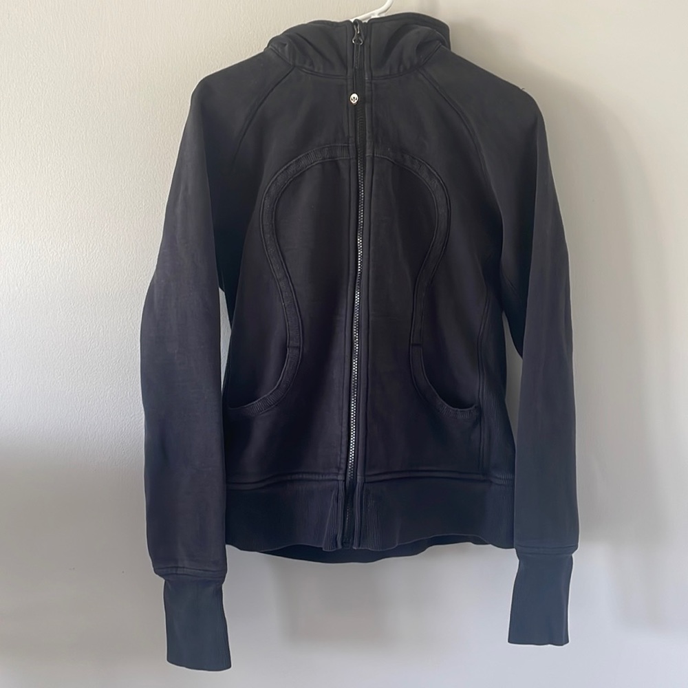 Lululemon Scuba Zip Hoodie Sweatshirt - Black